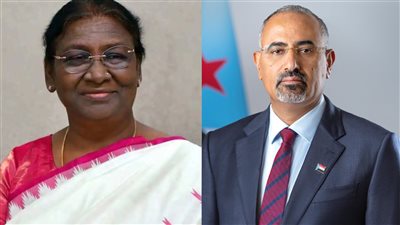 الرئيس الزُبيدي يهنئ رئيسة جمهورية الهند بمناسبة العيد الوطني لبلادها