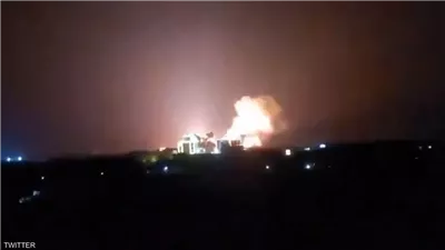 قصف للتحالف الدولي ضد أهداف حوثية بالحديدة اليمنية