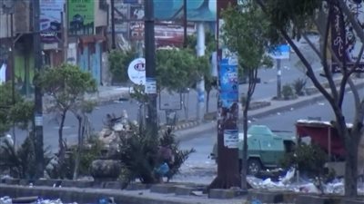 مقتل طفل وإصابة أمه وشقيقه بقصف حوثي في تعز