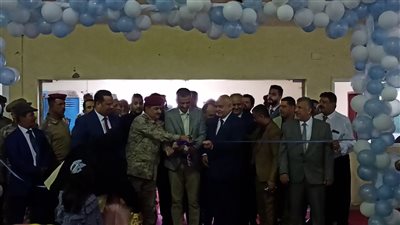 افتتاح المعرض الرمضاني في مديرية خور مكسر بالعاصمة عدن 