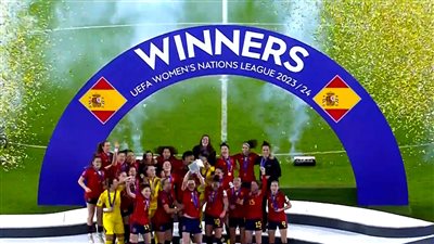 إسبانيا تتوج بلقب دوري الأمم الأوروبية لكرة القدم للسيدات