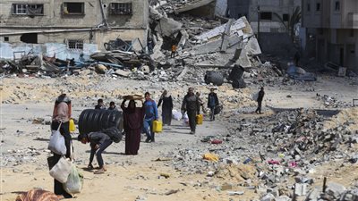 بيان إماراتي أوروبي أمريكي قبرصي يعلن تدشين ممر بحري لمساعدات غزة