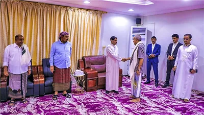 البحسني يوجه سلطات حضرموت بتسخير كافة الإمكانيات لتحسين الأوضاع الخدمية