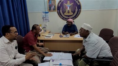 لقاء بتريم يبحث الصعوبات التي تواجه إدارة الشهداء والجرحى 