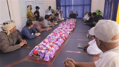 باعوم والمحمدي يناقشان وضع الكهرباء في ساحل حضرموت 