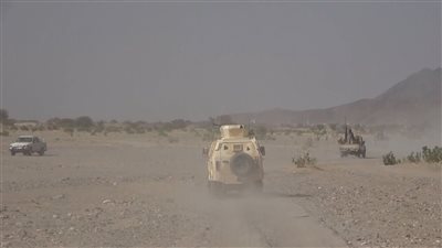 قوات دفاع شبوة تتصدى لهجوم حوثي في مديرية عين