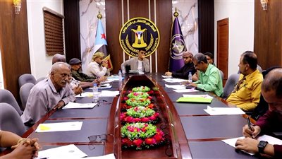 انتقالي عدن يناقش أنشطة القيادة المحلية بخورمكسر والفكر والإرشاد لنصف العام