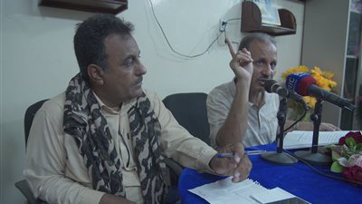 يحيى عمر اليافعي في فعالية ثقافية بعدن لأدباء وكُتاب الجنوب 