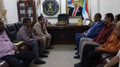 الوزير الزعوري  يلتقي رئيس واعضاء الهيئة التنفيذية للمجلس الانتقالي الجنوبي بلحج