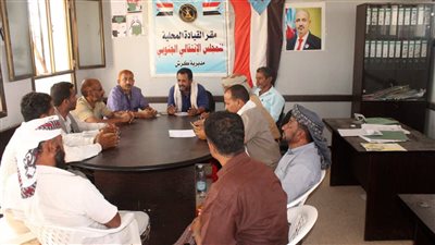 انتقالي كرش بلحج يقف أمام مستجدات الأوضاع في المديرية 