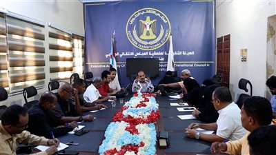 منسقية انتقالي حضرموت تناقش اللوائح التنظيمية 