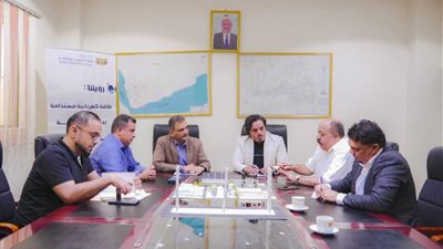 وزارة الكهرباء والسلطة المحلية في العاصمة عدن تبحثان سُبل تحسين خدمة الكهرباء