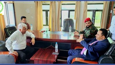 مدير أمن المنطقة الحرة يناقش مع رئيس هيئة النقل البري سُبل التعاون والتنسيق المشترك