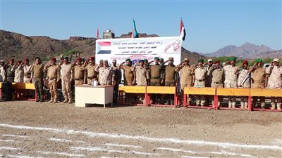 استعراض مهيب للواء السادس دعم وإسناد خلال حفل اختتام دورته التدريبية 