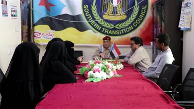 رئيس إنتقالي الضالع يلتقي عدد من أعضاء الهيئة الإدارية لمركز تأهيل المعاقين