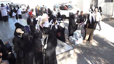 تدشين حملة التحصين ضد وباء الكوليرا في العاصمة عدن 