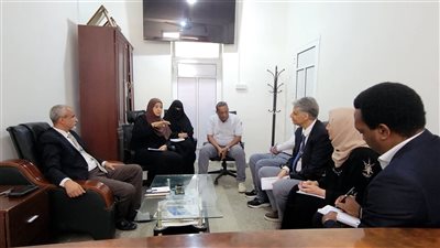 الشبحي يستقبل وفد صندوق الأمم المتحدة للسكان ويشدد على تنسيق الجهود الصحية