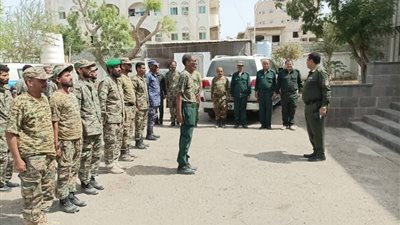 حملة تفتيش مفاجئة لتعزيز الأداء الأمني في أقسام شرط العاصمة عدن