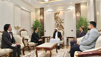 ‏المحرّمي يبحث مع السفير الياباني سبل تعزيز العلاقات الثنائية في مختلف المجالات