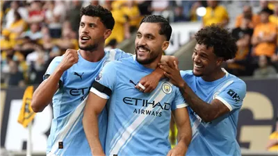 الدوري الإنجليزي.. مانشستر سيتي يفتتح مشواره بالفوز على وولفرهامبتون برباعية 