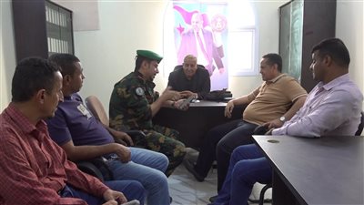 فريق التوجيه يبحث كيفية معالجة التحديات أمام الحزام الأمني في لحج وتعزيز فعاليته