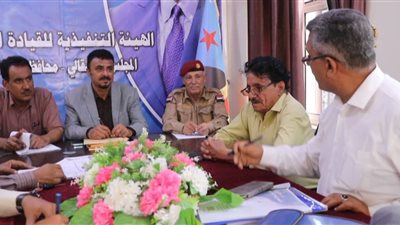 فريق التوجيه الرئاسي يطلع على خطط وسير عمل مكتبي التخطيط والخدمة المدنية بالضالع