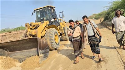 بدء أعمال فتح طريق جسر جلعة على الخط الساحلي الدولي بشبوة